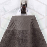 Basketweave Jacquard and Solid 6 Piece Egyptian Cotton Towel Set