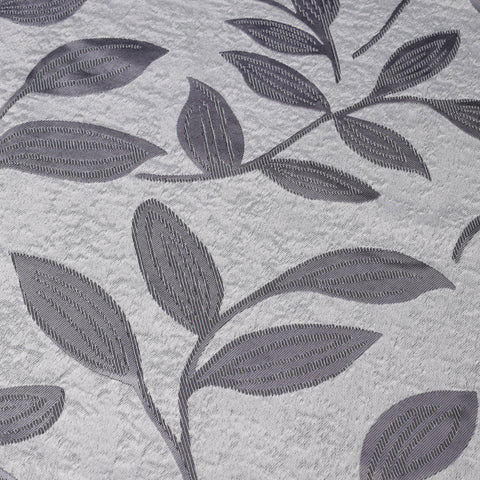 Leaves Machine Washable Room Darkening Blackout Curtains, Set of 2