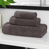 Egyptian Cotton Basketweave Solid Towel Set 3 Piece