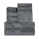 Cotton Plush Terry Towel Set 8-Piece - Atlas