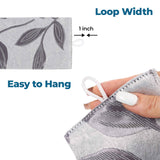 Leaves Room Darkening Washable Blackout Curtain Panels, Set of 2