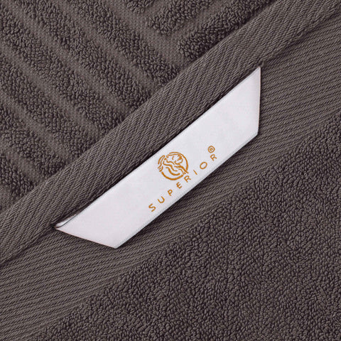 Egyptian Cotton Basketweave Towel Set 6 Piece