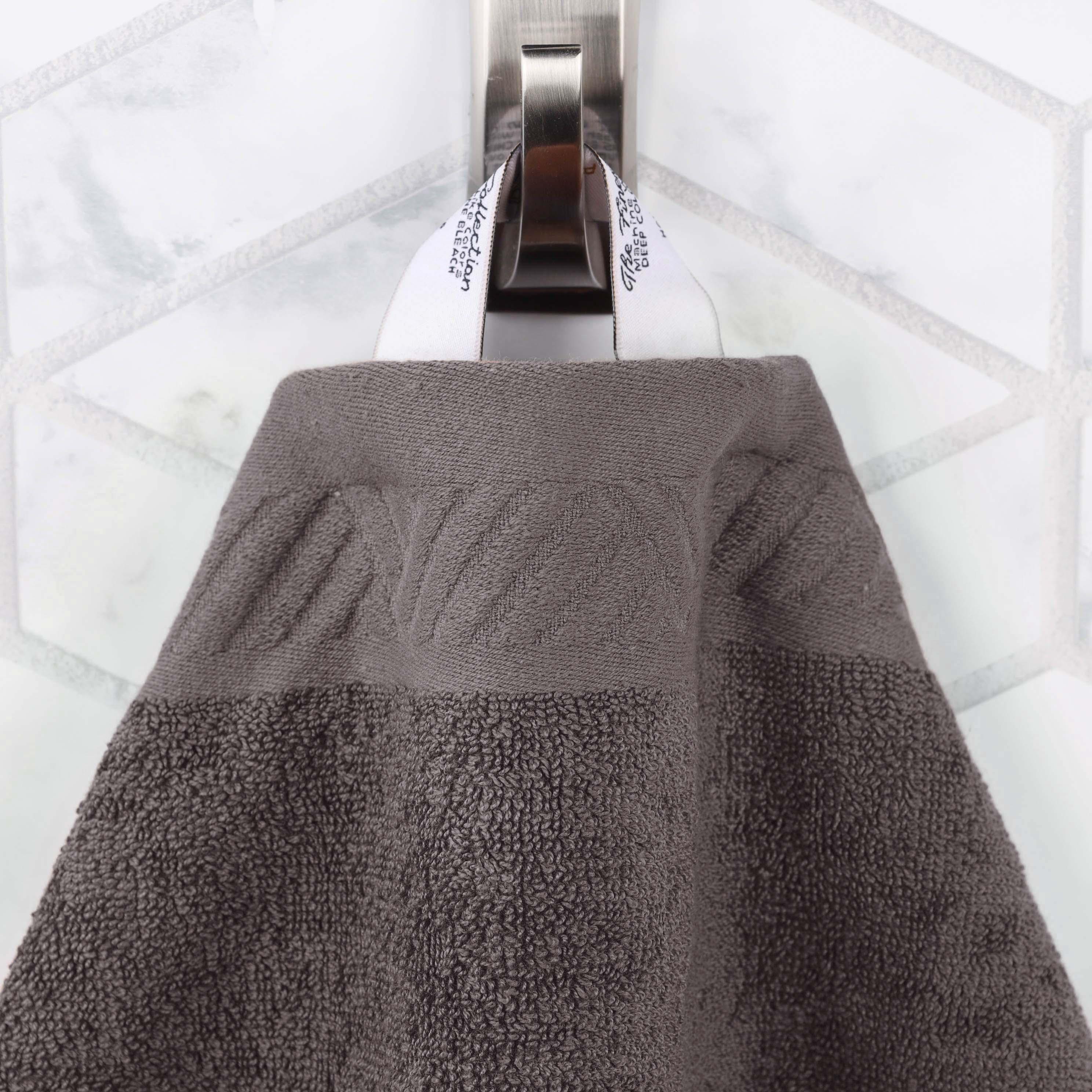 Basketweave Egyptian Cotton Solid 3 Piece Assorted Towel Set