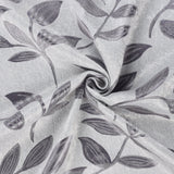 Leaves Room Darkening Washable Blackout Curtain Panels, Set of 2