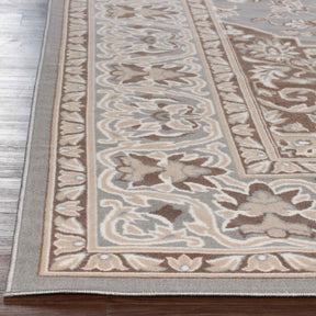 Glendale Traditional Floral Medallion Indoor Area Rug or Runner Rug