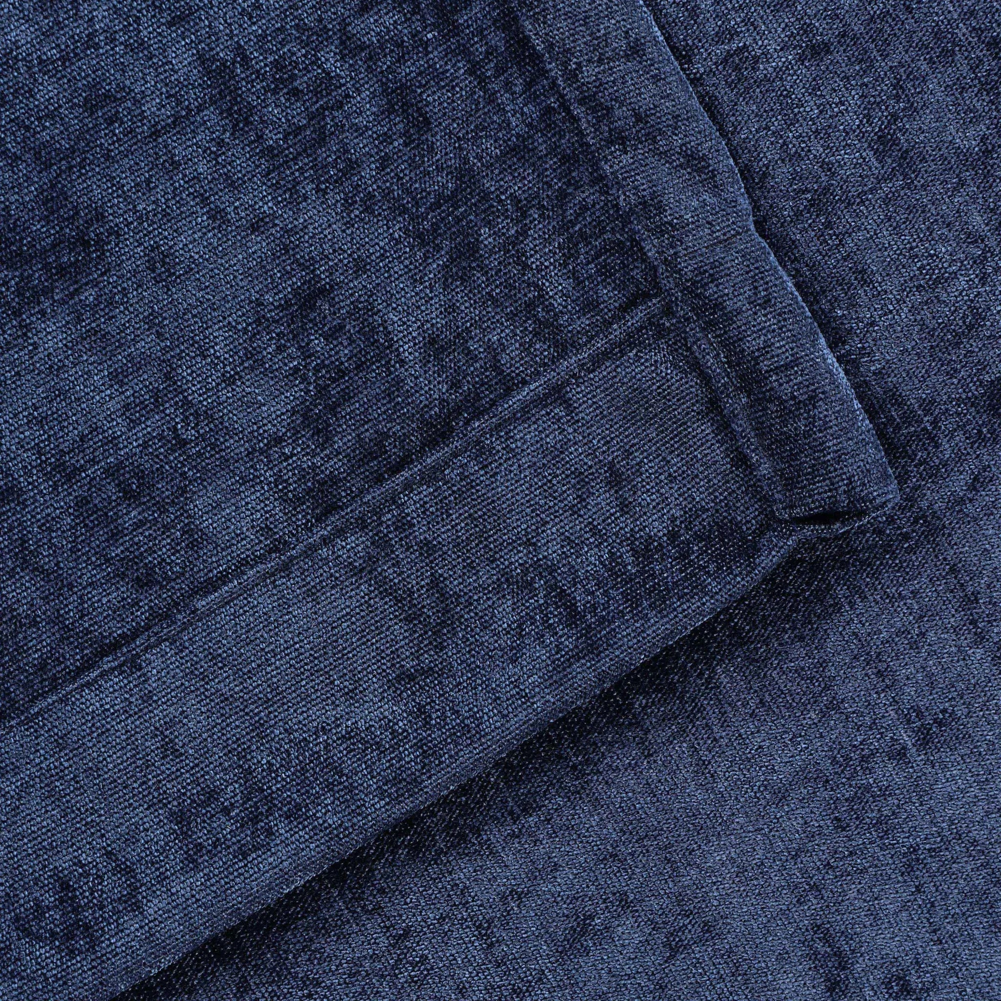 Noor Semi-Blackout Chenille Washable Grommet Curtains, Set of 2 Panels