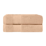 Aria Turkish Cotton Heavyweight Solid Absorbent 2 Piece Bath Towel Set