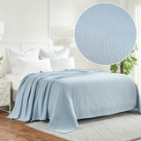 Lightweight Cotton Blanket – Metro Chevron, All-Season Bedding