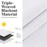 Neal 100% Blackout Machine Washable Grommet Curtains, Set of 2 Panels