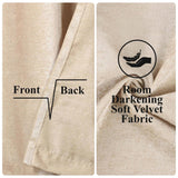 Noor Semi-Blackout Chenille Washable Grommet Curtains, Set of 2 Panels