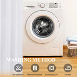 Neal 100% Blackout Machine Washable Grommet Curtains, Set of 2 Panels