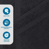 Cotton Highly Absorbent Eco-Friendly Quick Dry Bath Towel Set of 4