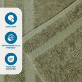 Cotton Highly Absorbent Eco-Friendly Quick Dry Bath Towel Set of 4