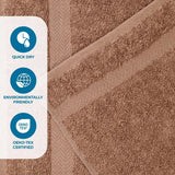 Cotton Eco-Friendly Bathroom Essentials 2 Piece Bath Sheet Set