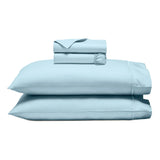 600 Thread Count Cotton Blend Bed Sheet Set - Imperia Embroidered Hem
