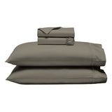 600 Thread Count Cotton Blend Bed Sheet Set - Imperia Embroidered Hem