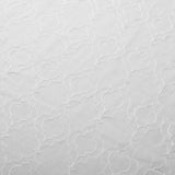 Imperial Trellis Embroidered Sheer Grommet Curtain Panel Set