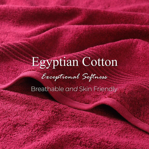 Egyptian Cotton Heritage Plush Towel Set 8 Piece