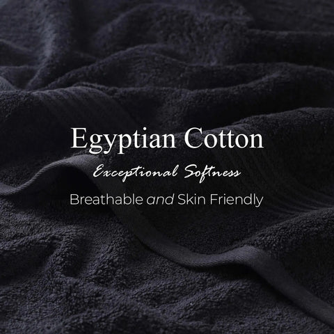 Egyptian Cotton Plush Bath Towel Set 3 Piece Heritage Collection