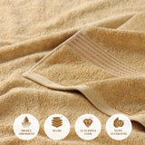Heritage Egyptian Cotton Plush 3 Piece Absorbent Luxury Towel Set