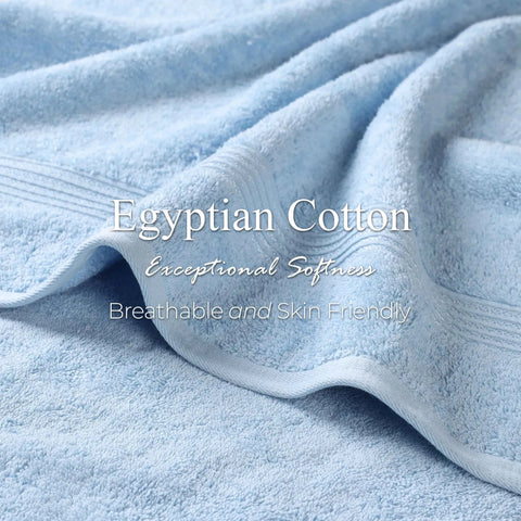 Egyptian Cotton Plush Bath Towel Set 3 Piece Heritage Collection
