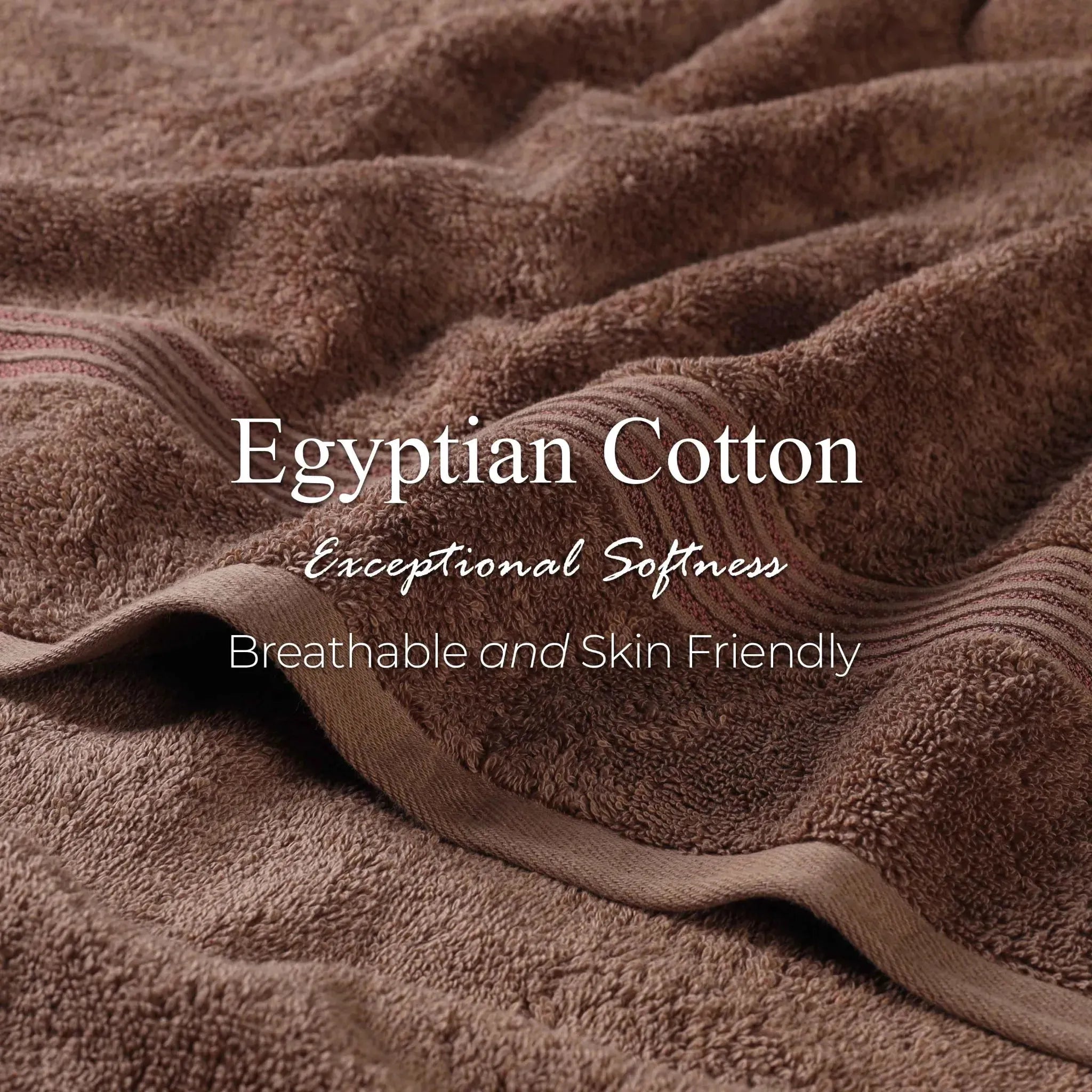 Heritage Egyptian Cotton Plush 3 Piece Absorbent Luxury Towel Set