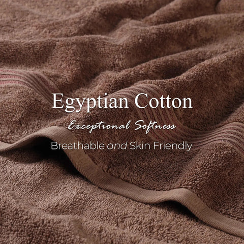 Egyptian Cotton Heritage Plush Towel Set 8 Piece