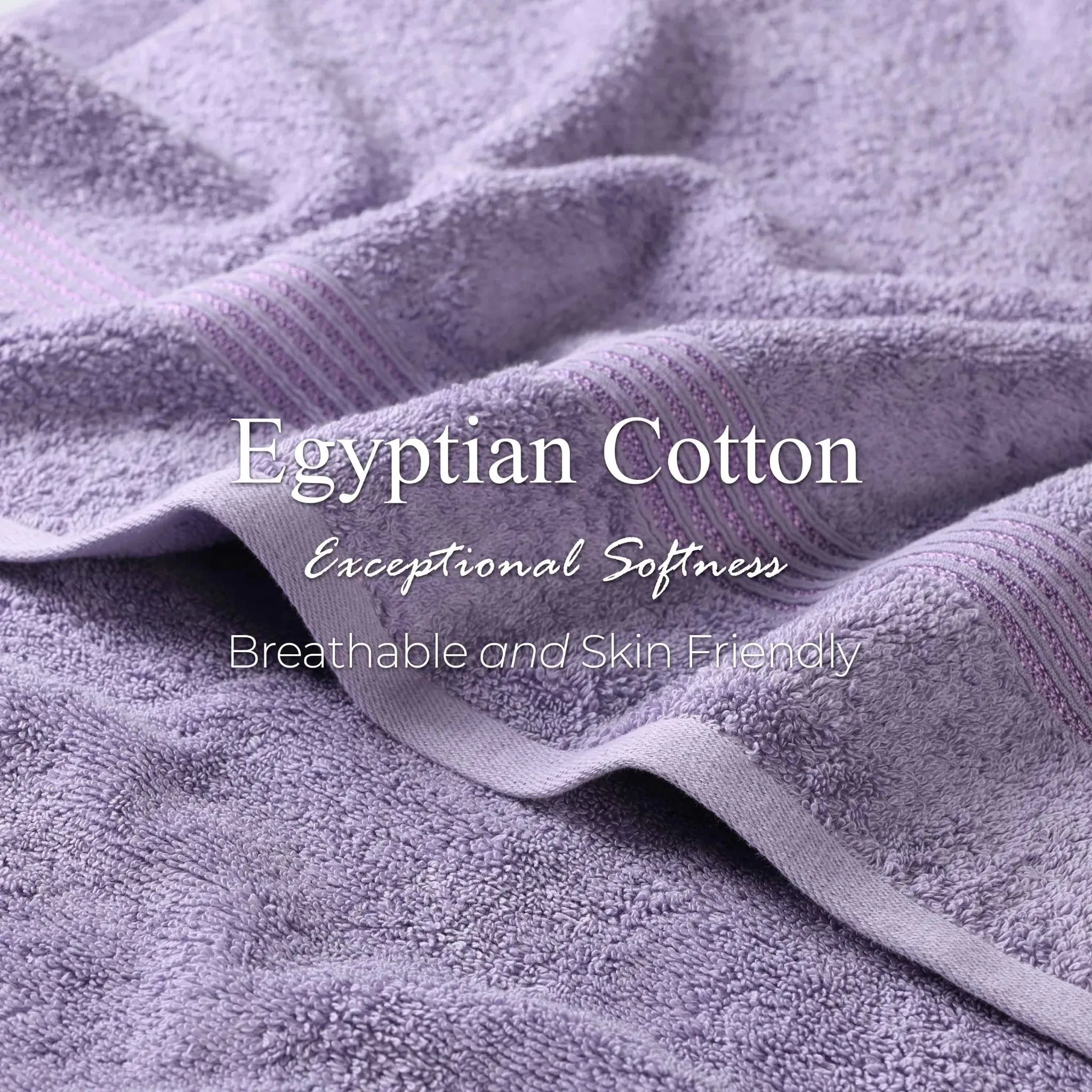 Heritage Egyptian Cotton Plush 3 Piece Absorbent Luxury Towel Set