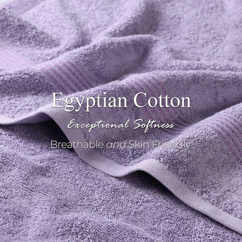 Egyptian Cotton Plush Bath Towel Set 3 Piece Heritage Collection