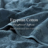 Heritage Egyptian Cotton Plush 3 Piece Absorbent Luxury Towel Set