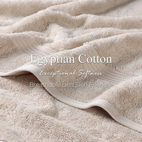 Egyptian Cotton Plush Bath Towel Set 3 Piece Heritage Collection