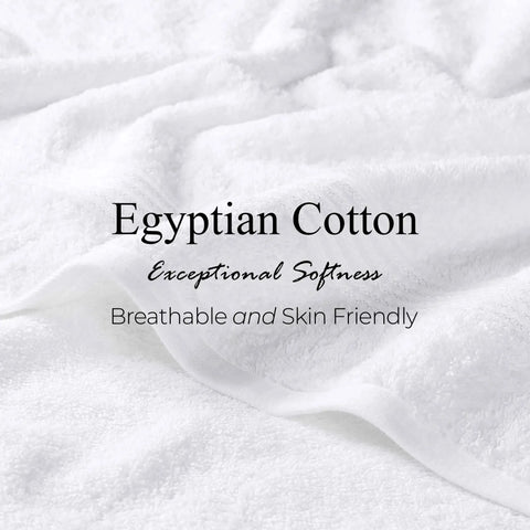 Egyptian Cotton Plush Bath Towel Set 3 Piece Heritage Collection
