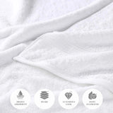 Heritage Egyptian Cotton Plush 3 Piece Absorbent Luxury Towel Set