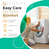 100% Cotton Waffle Blanket – Cooling Waffle Weave, Lightweight & Breathable