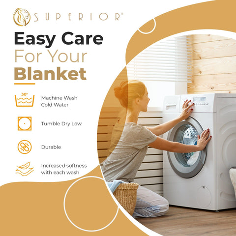 100% Cotton Waffle Blanket – Cooling Waffle Weave, Lightweight & Breathable