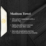 Madison Egyptian Cotton Plush Heavyweight 6 Piece Towel Set