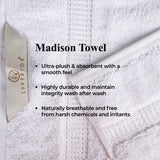 Madison Egyptian Cotton Plush Heavyweight 9 Piece Towel Set