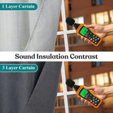 Neal 100% Blackout Machine Washable Grommet Curtains, Set of 2 Panels