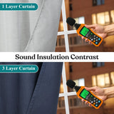 Neal 100% Blackout Machine Washable Grommet Curtains, Set of 2 Panels