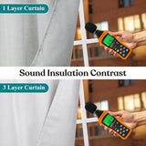 Neal 100% Blackout Machine Washable Grommet Curtains, Set of 2 Panels