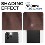 Solid Room Darkening Rod Pocket Blackout Curtain Panels, Set of 2