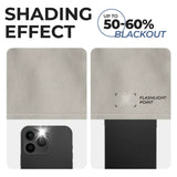 Solid Room Darkening Rod Pocket Blackout Curtain Panels, Set of 2