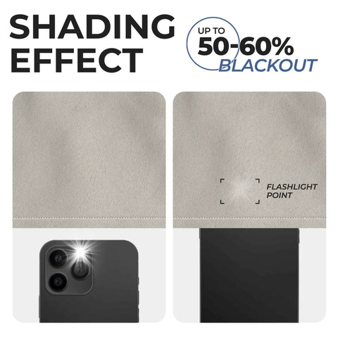 Solid Room Darkening Rod Pocket Blackout Curtain Panels, Set of 2