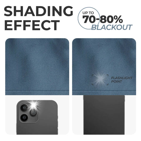 Solid Room Darkening Rod Pocket Blackout Curtain Panels, Set of 2
