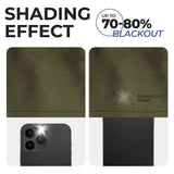 Solid Room Darkening Rod Pocket Blackout Curtain Panels, Set of 2