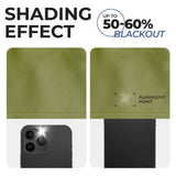 Solid Room Darkening Rod Pocket Blackout Curtain Panels, Set of 2