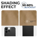 Solid Room Darkening Rod Pocket Blackout Curtain Panels, Set of 2