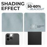 Solid Room Darkening Rod Pocket Blackout Curtain Panels, Set of 2