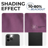 Solid Room Darkening Rod Pocket Blackout Curtain Panels, Set of 2