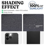 Nyan 100% Blackout Machine Washable Grommet Curtains, Set of 2 Panels